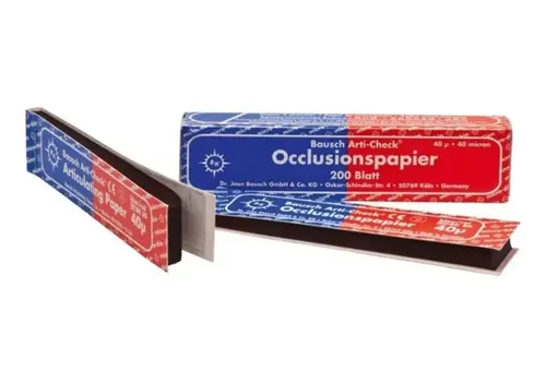 Papel Articulado Vermelho/Azul Baush 40 micras - Imagem 2