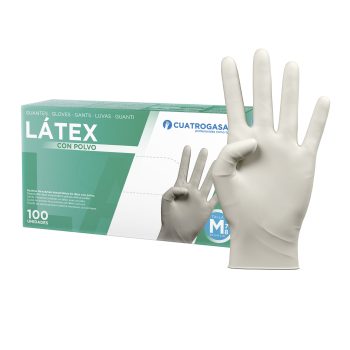 Luvas Látex Com Pó Cuatrogasa