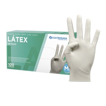 Luvas Látex Sem Pó Cuatrogasa