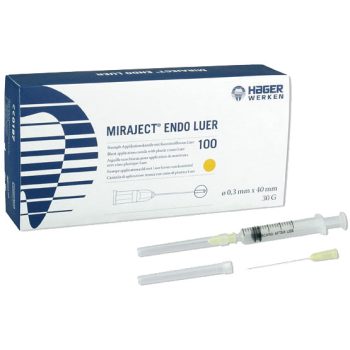 Agulha de endo Miraject Endo Luer 30G 0.3x40mm