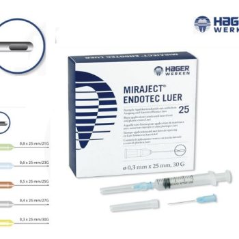 Agulha Endotec Luer de Irrigação lateral 0.6x25mm 23G